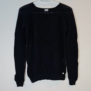 Bench Women's  Small Black Crewneck Sweater